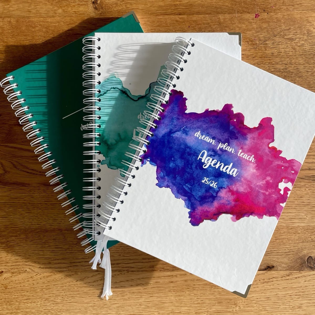 dream. plan. teach. Agenda Cover